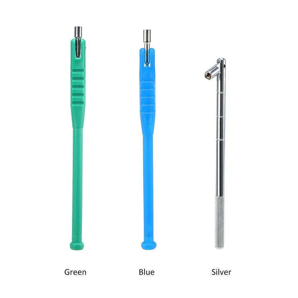 1 Set Tyre Valve Core Repairing Tools Kit Car Tyre Valve Stem Puller Core Remover Repairing  Tools Kit for Motorcycle Bicycle