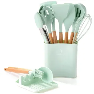13 Piece Non Stick Silicone Kitchen Utensil Set