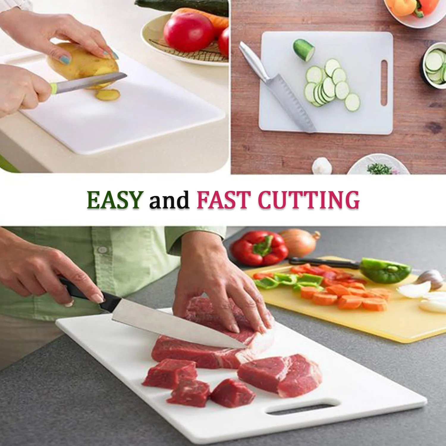 2094 BROWN SMALL KITCHEN CHOPPING BOARD CUTTING BOARD PLASTIC.