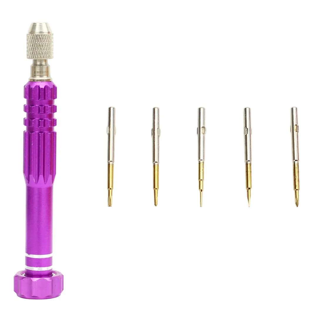 5-in-1 Metal Pen-style Screwdriver Set for Phone Repair