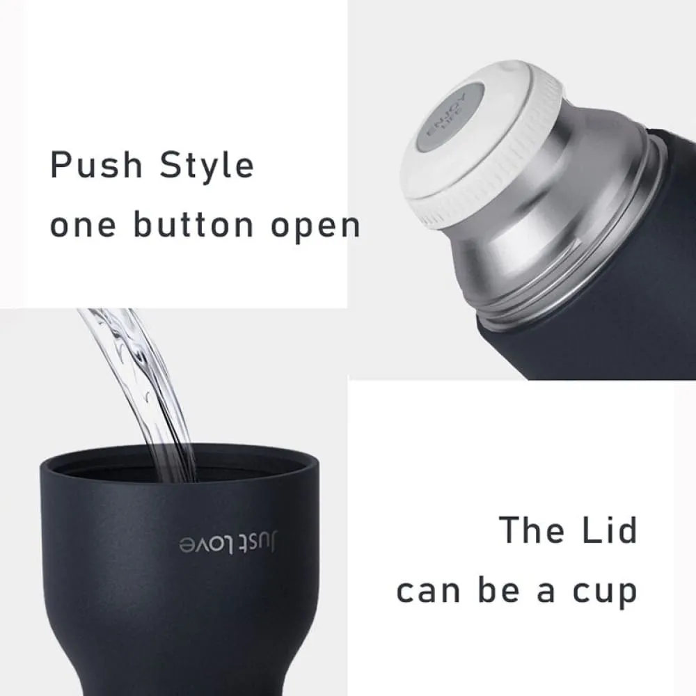 500ml Thermos Bottle Vacuum Flask 304 Stainless Steel Tumblers Travel Coffee