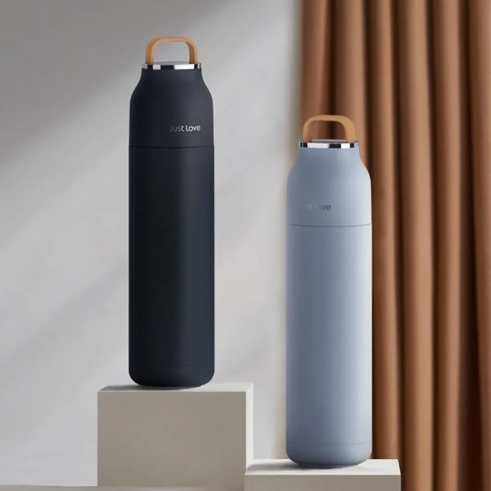 500ml Thermos Bottle Vacuum Flask 304 Stainless Steel Tumblers Travel Coffee