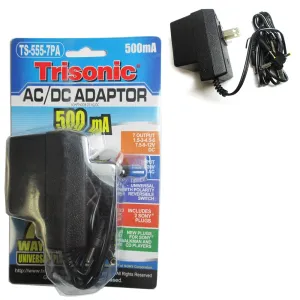 AC DC Universal Power Adapter output 1.5V to 12V 6 Plugs Selection 110-220V Volt