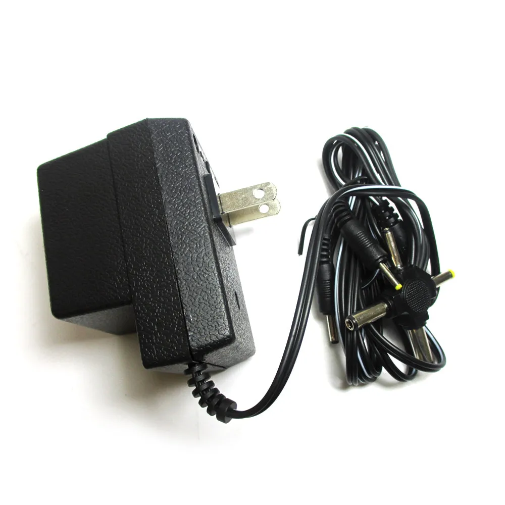 AC DC Universal Power Adapter output 1.5V to 12V 6 Plugs Selection 110-220V Volt