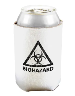 Biohazard Sign Distressed Can and Bottle Insulator Cooler