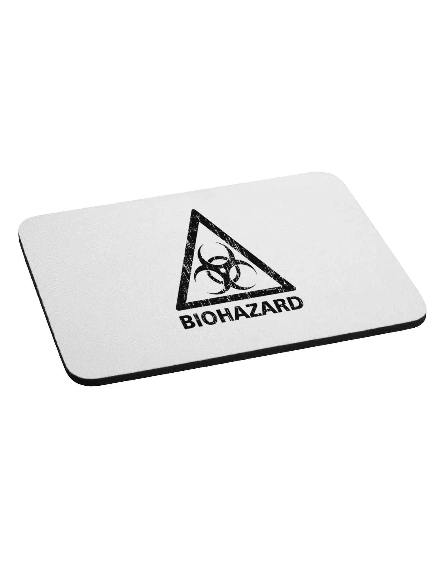 Biohazard Sign Distressed Mousepad