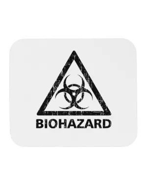 Biohazard Sign Distressed Mousepad