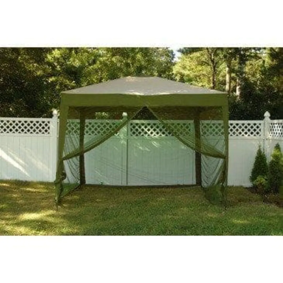 Bliss Hammocks STOW-EZ Portable Gazebo with Mosquito Netting - 10' x 10'