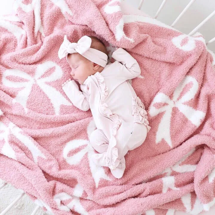 CuddleLane Luxe Blankets | Bows