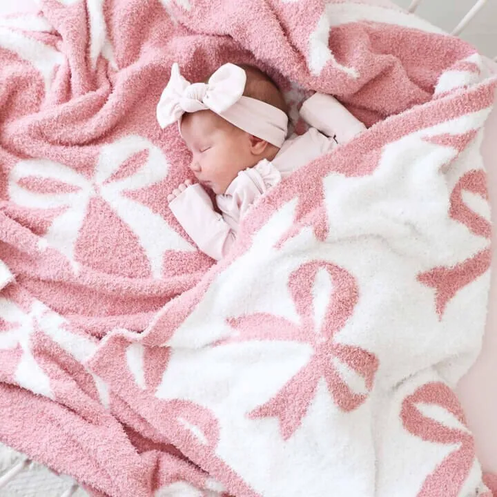 CuddleLane Luxe Blankets | Bows