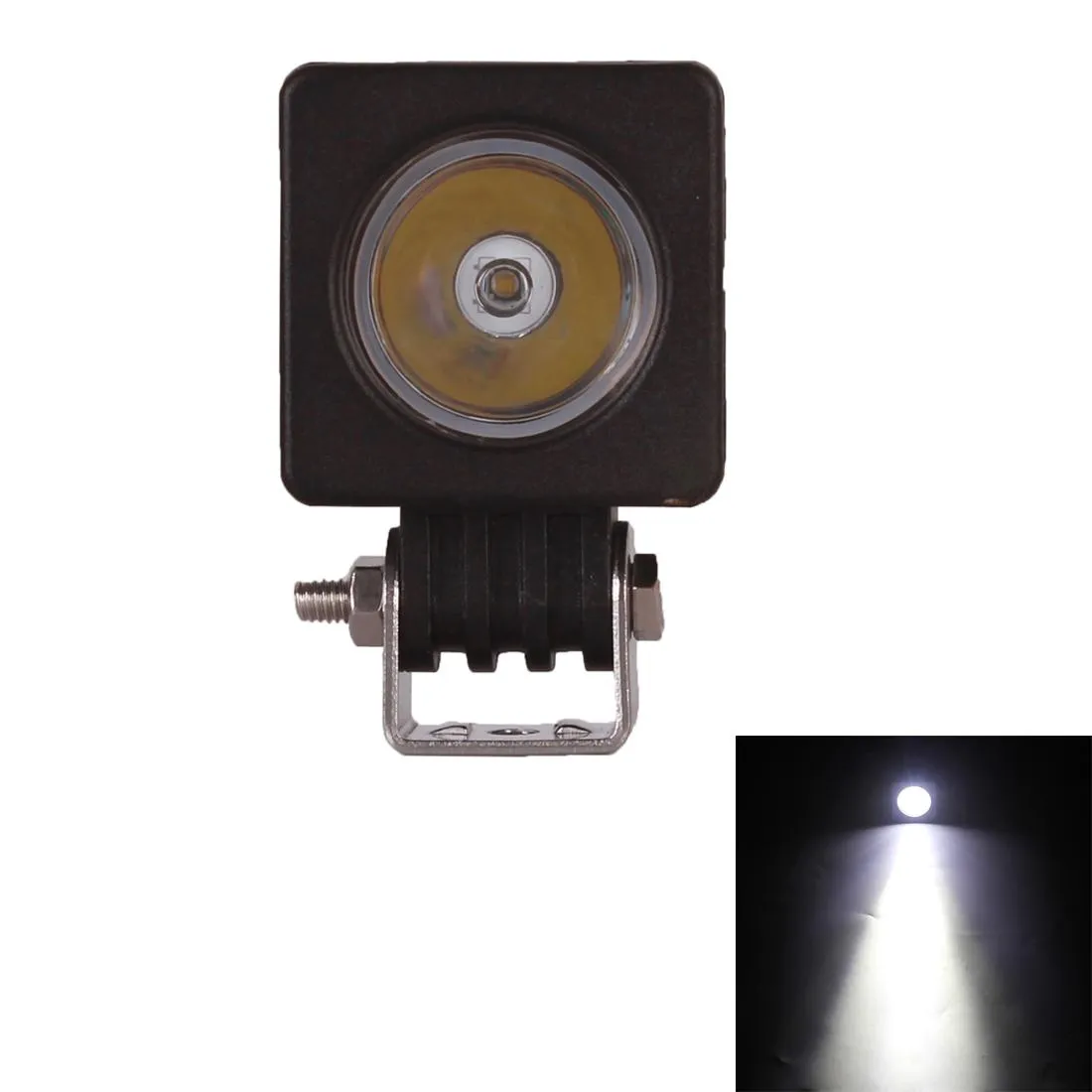 Dc 9 - 32V 10W 1000Lm 6500K 30 Degrees Spot Waterproof Vehicle Car Boat Marine External Work Emergency Lights With 1 Intense Cree Led White Light
