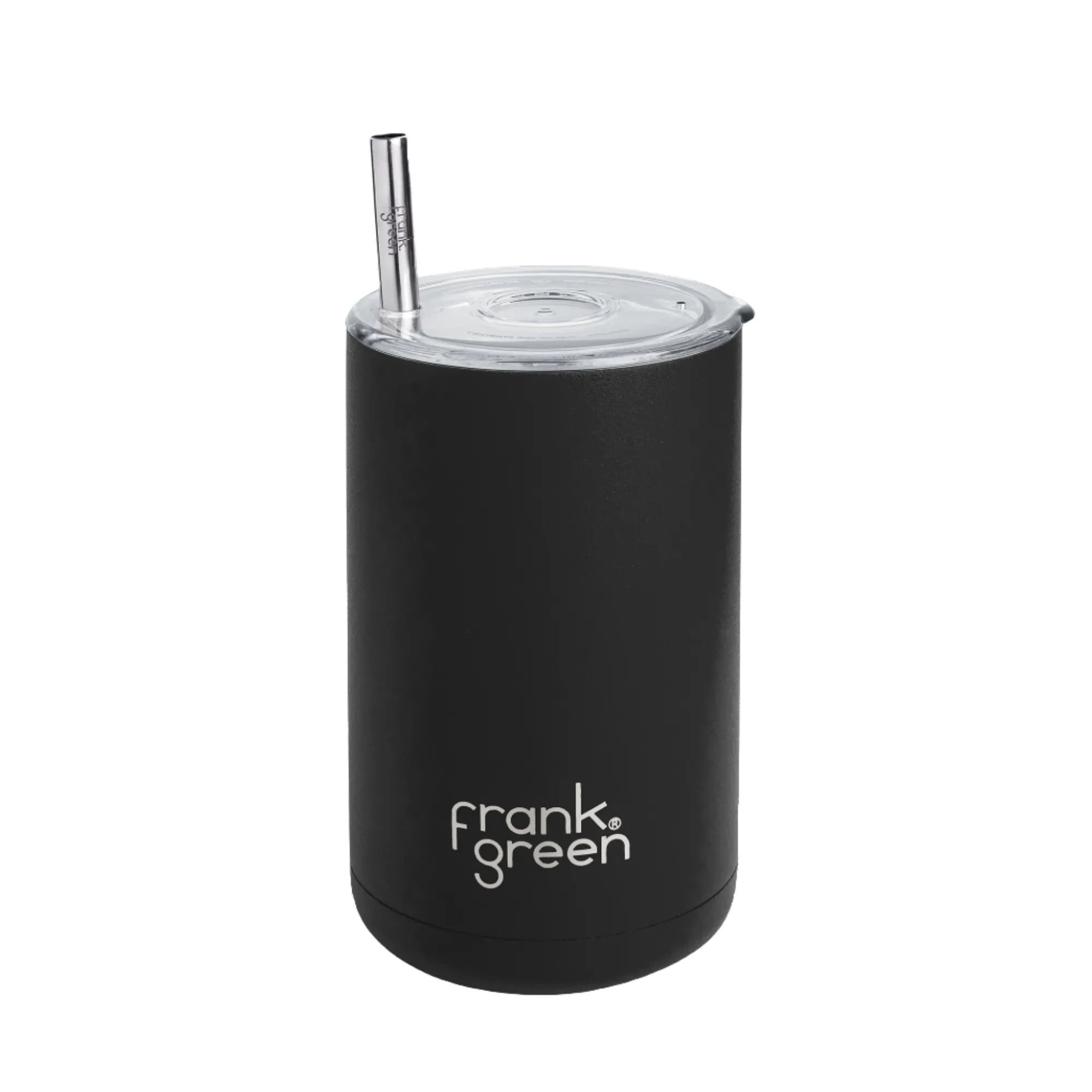 Frank Green Iced Coffee Cup with Straw Midnight