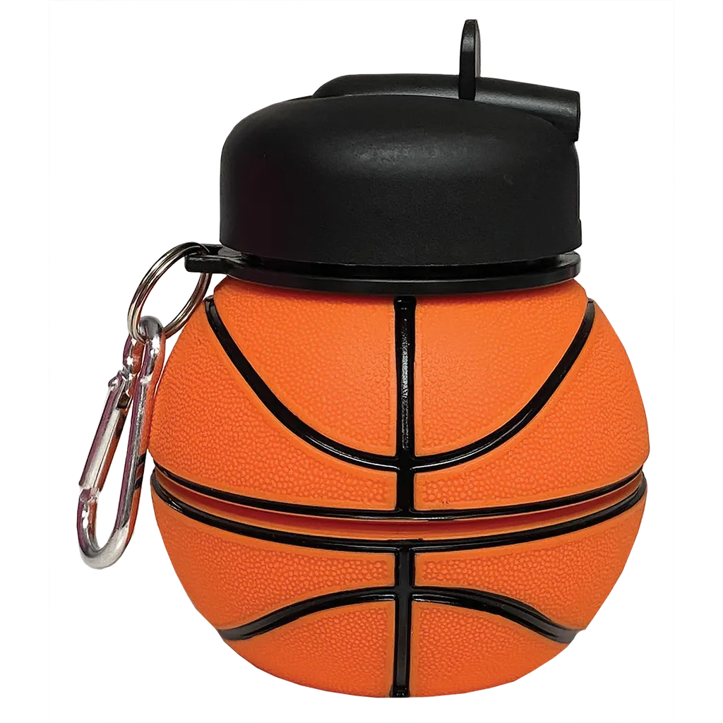 IScream Basketball Collapsable Water Bottle
