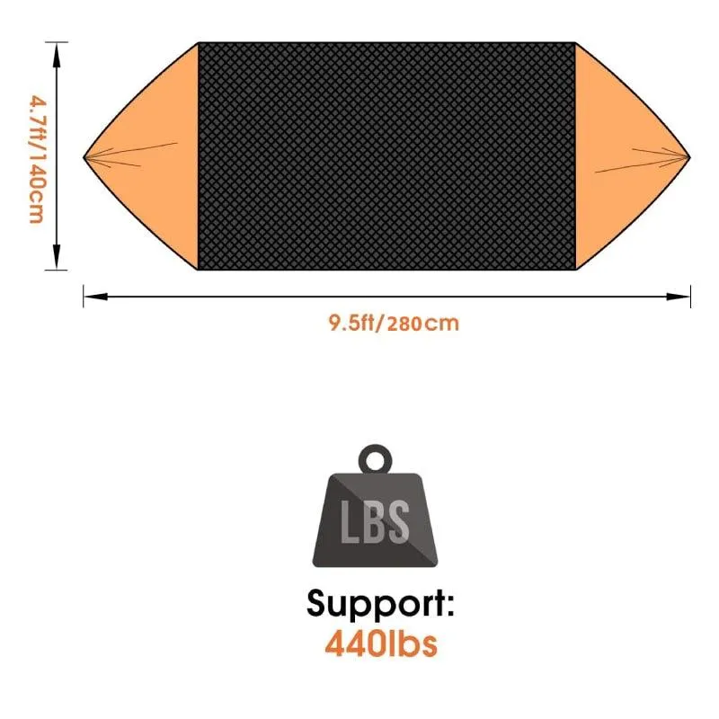 Large Hammock with Mosquito Net