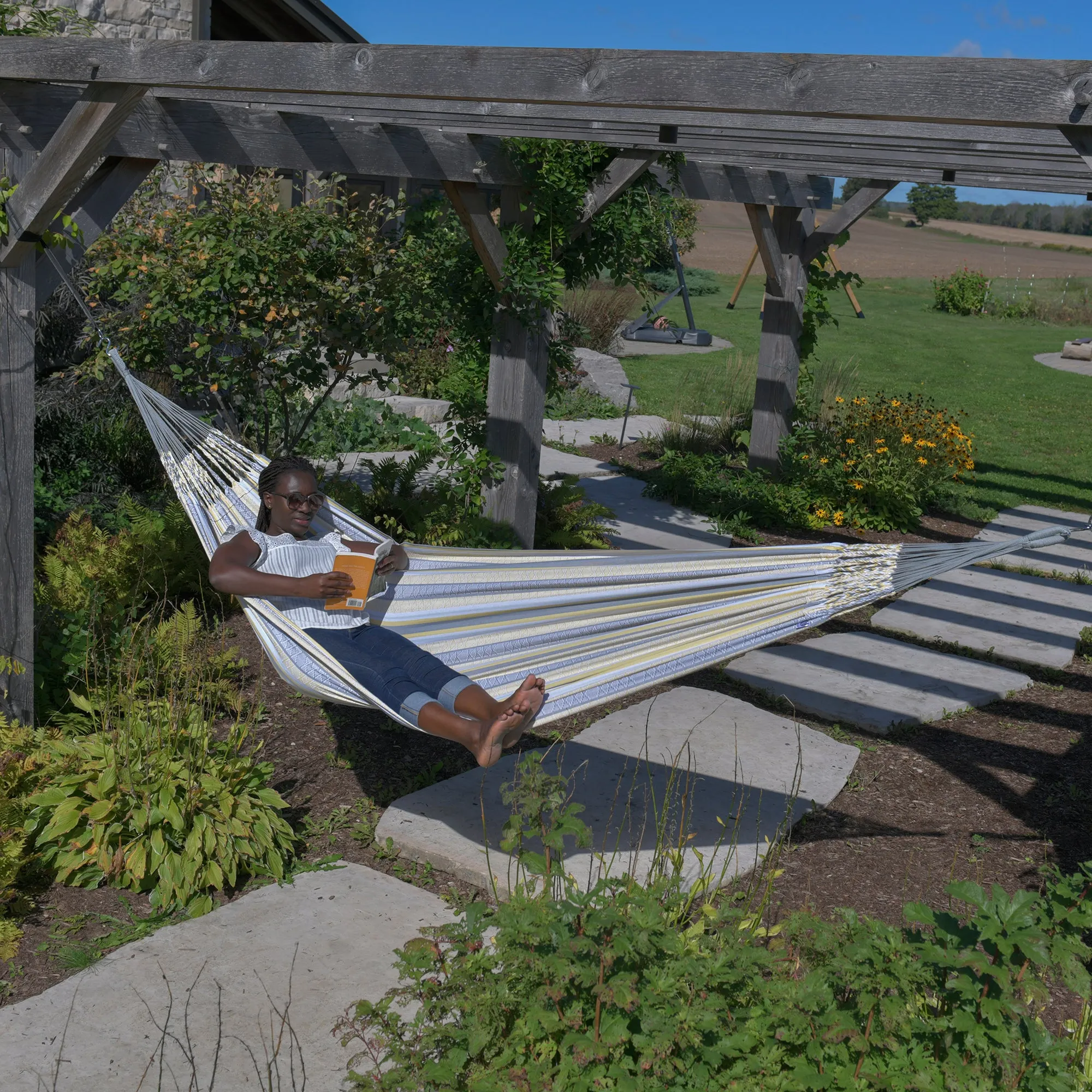 Latin Double Cotton Hammock - Solis