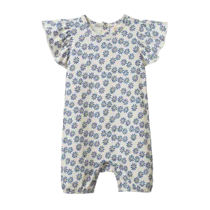 Nature Baby Tilly Suit - Daisy Daze Meadow Print