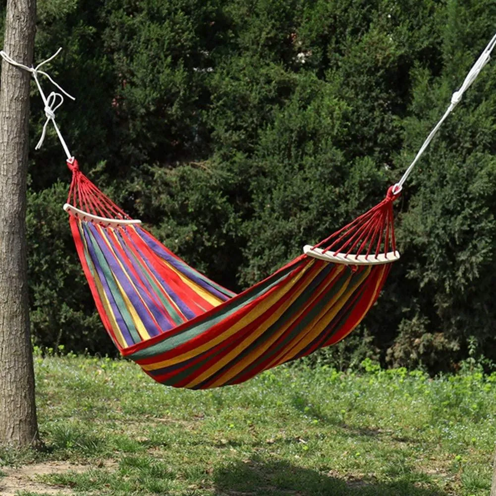 Portable Canvas Hammocks Indoor Outdoor
