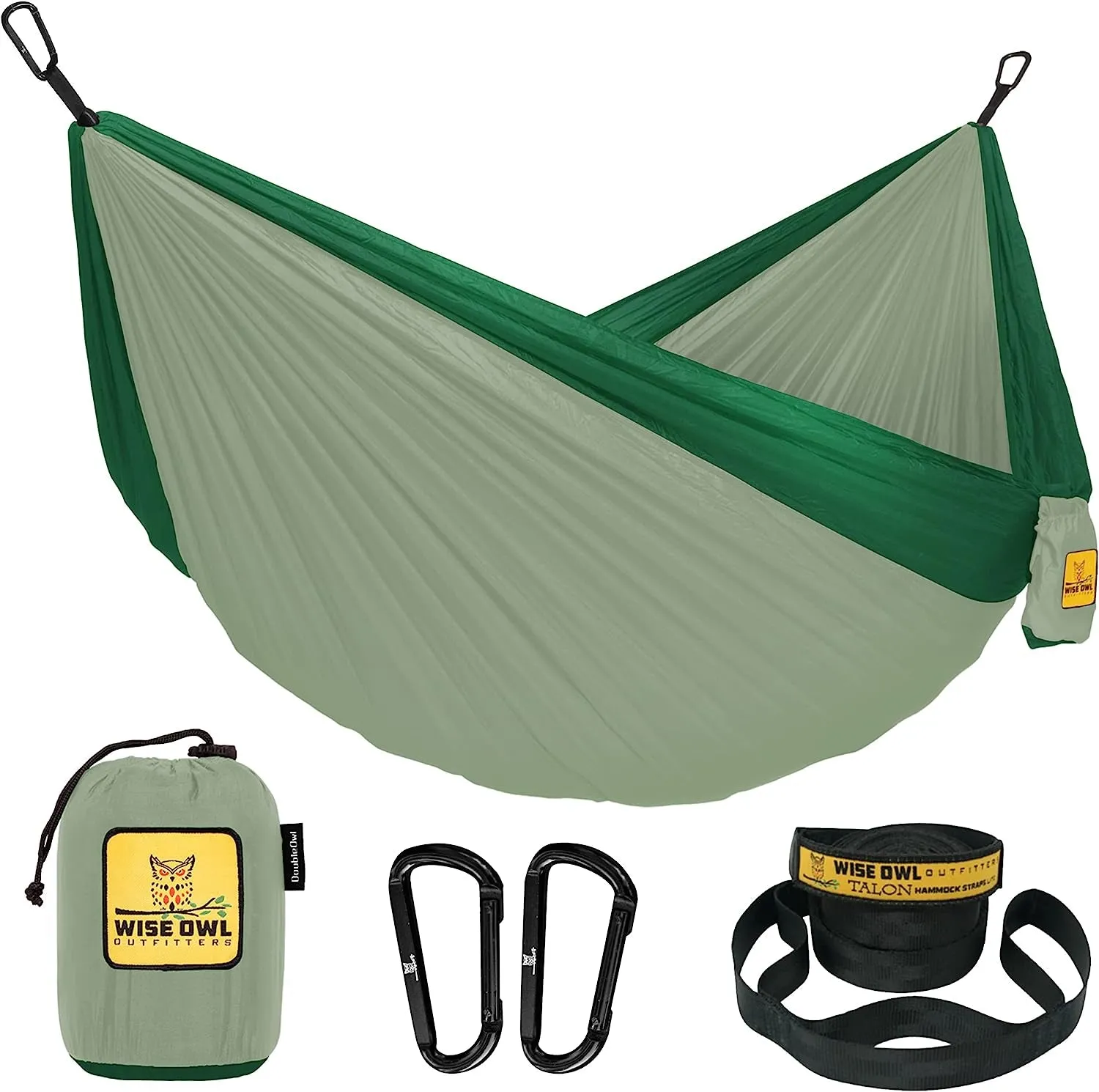 Portable Lightweight Nylon Hammock - up to 500Lbs