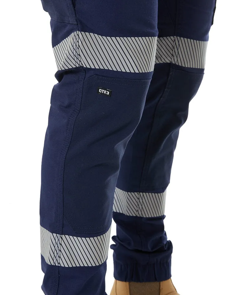 Raptor Cuff Pant With Tape - Navy
